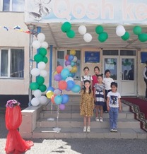 «Сәлем лагерь» атты мектеп жанындағы «Балдәурен»  лагерінің ашылу салтанаты.