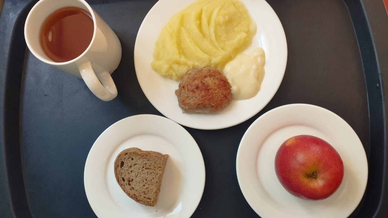 Тегін ыстық тамақпен қамтылған оқушылардың тамақтануы